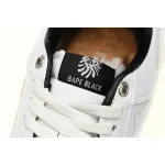 BP A Bathing Ape Bape Sta Low White And Black Rice