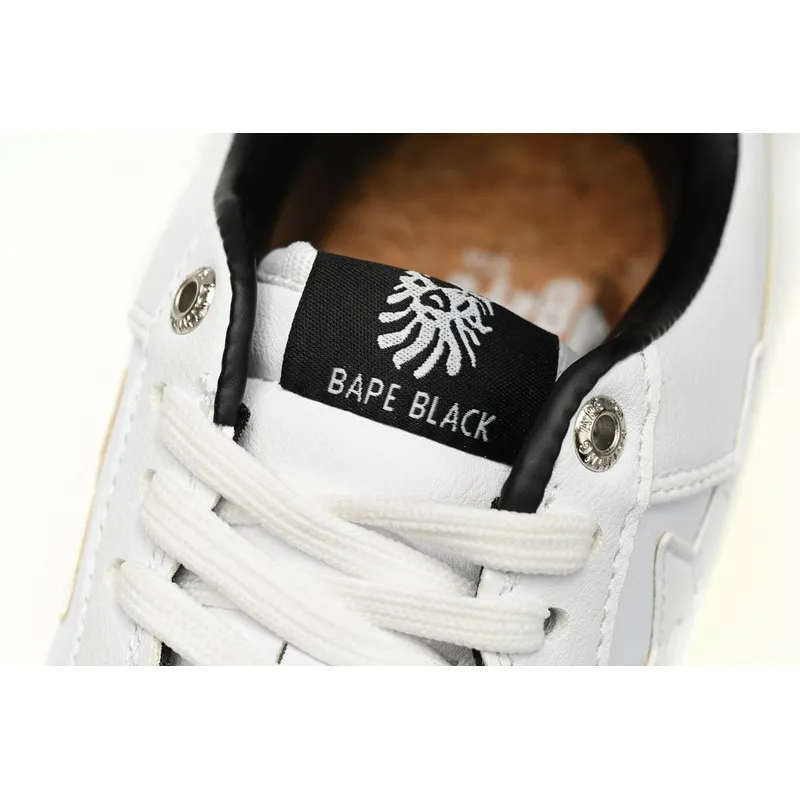 BP A Bathing Ape Bape Sta Low White And Black Rice