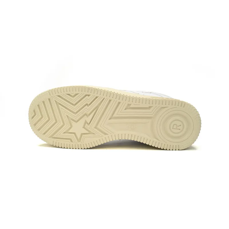 BP A Bathing Ape Bape Sta Low White And Black Rice