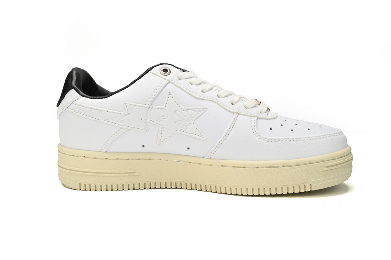 BP A Bathing Ape Bape Sta Low White And Black Rice