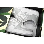 BP A Bathing Ape Bape Sta Low White Grey Rao Noodles