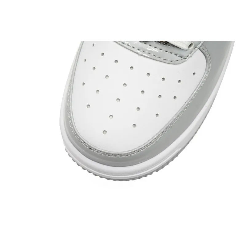 BP A Bathing Ape Bape Sta Low White Grey Rao Noodles