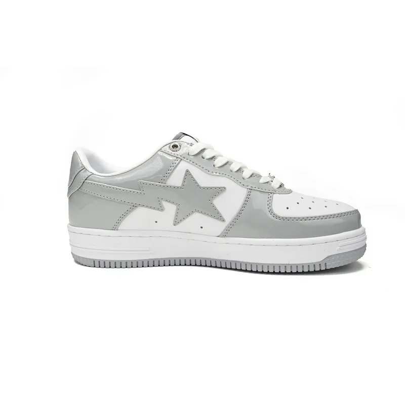 BP A Bathing Ape Bape Sta Low White Grey Rao Noodles