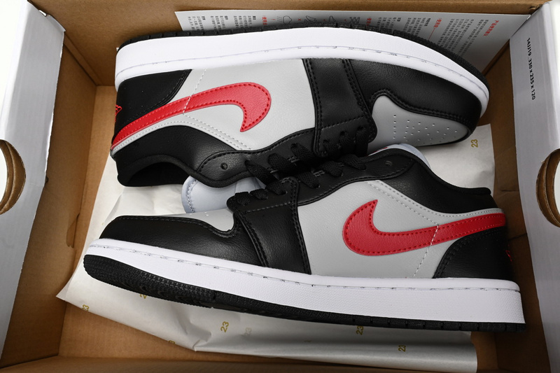 XH Air Jordan 1 Low ‘Chicago’Black Gray Red