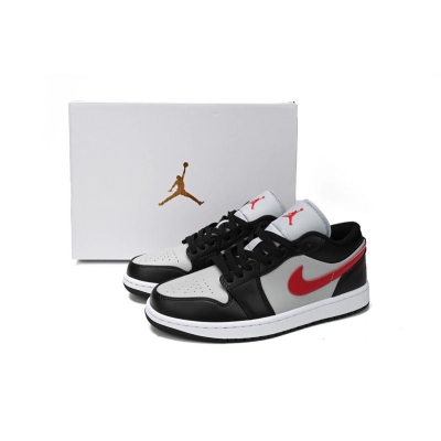 XH Air Jordan 1 Low ‘Chicago’Black Gray Red 02
