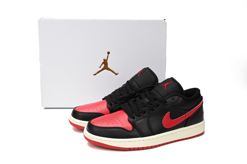 XH Air Jordan 1 Low Bred Sail