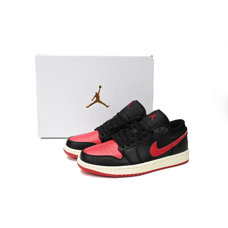 XH Air Jordan 1 Low Bred Sail