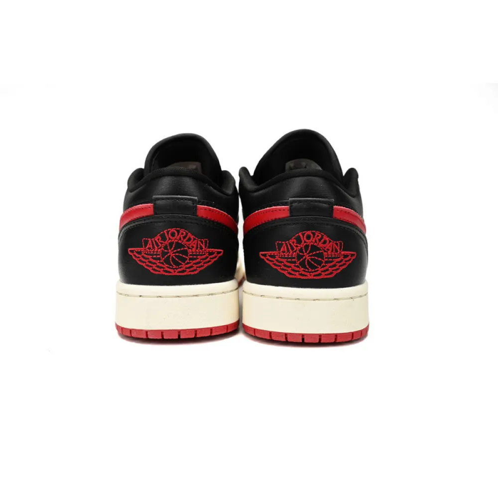 XH Air Jordan 1 Low Bred Sail
