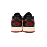 XH Air Jordan 1 Low Bred Sail