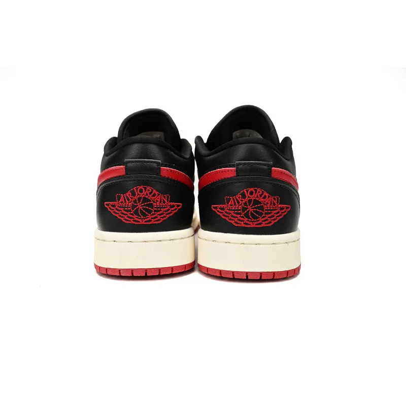 XH Air Jordan 1 Low Bred Sail