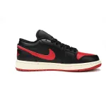 XH Air Jordan 1 Low Bred Sail