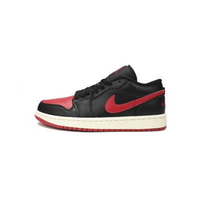 XH Air Jordan 1 Low Bred Sail 01