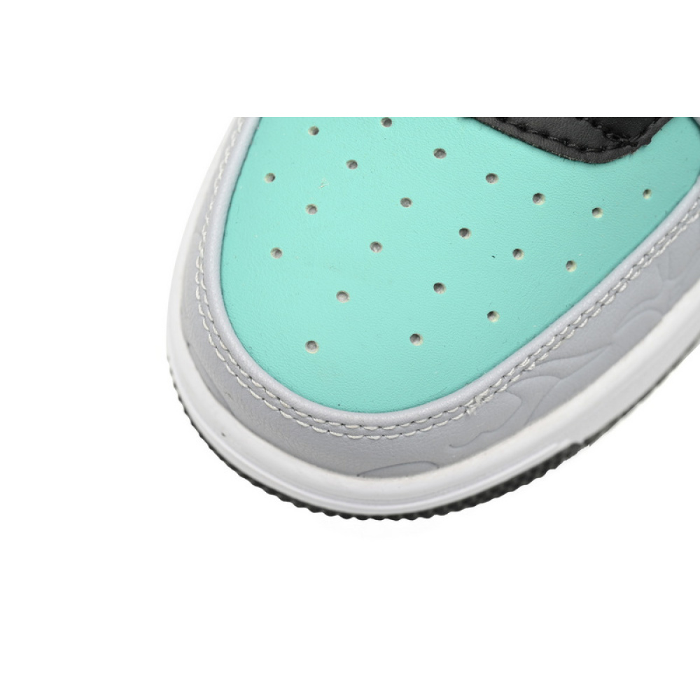 BP A Bathing Ape Bape Sta Low Grey Black Green