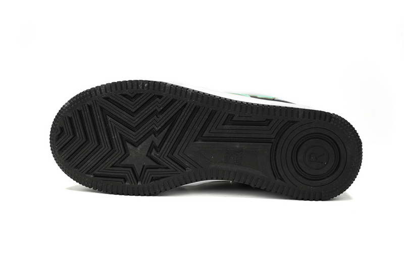 BP A Bathing Ape Bape Sta Low Grey Black Green