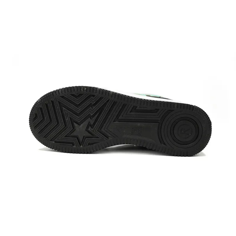 BP A Bathing Ape Bape Sta Low Grey Black Green