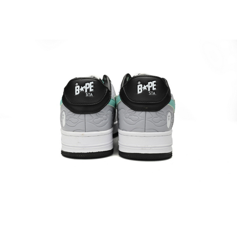 BP A Bathing Ape Bape Sta Low Grey Black Green
