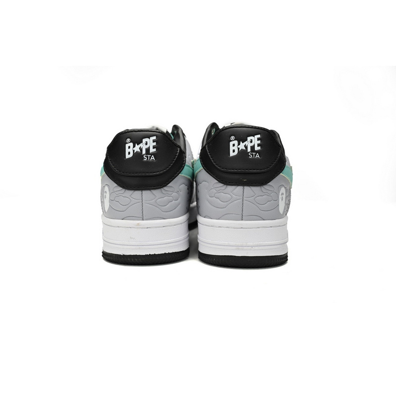 BP A Bathing Ape Bape Sta Low Grey Black Green