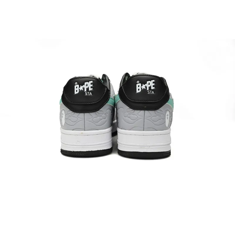 BP A Bathing Ape Bape Sta Low Grey Black Green