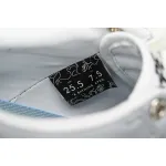BP A Bathing Ape Bape Sta Low White Gray embossing