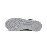 BP A Bathing Ape Bape Sta Low White Gray embossing