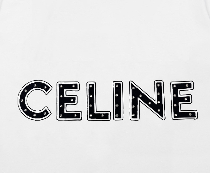 Celine T-Shirt  Rivet Logo