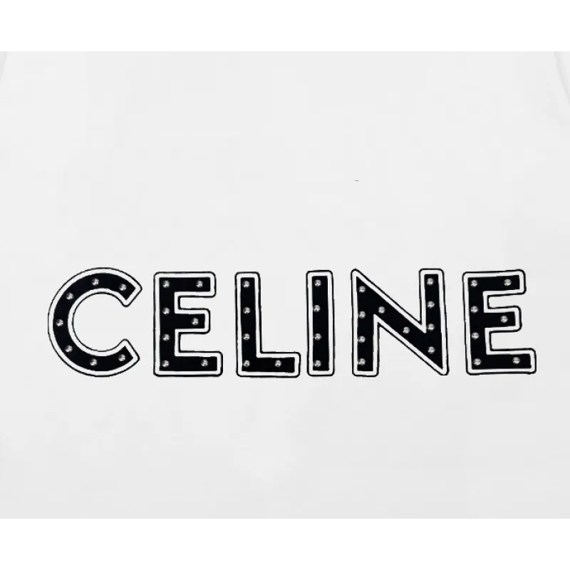 Celine T-Shirt  Rivet Logo