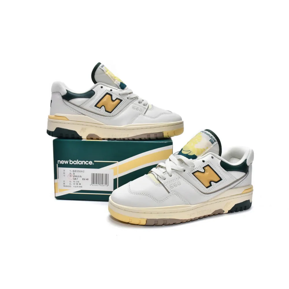 Aimé Leon Dore x New Balance 550 Green Yellow