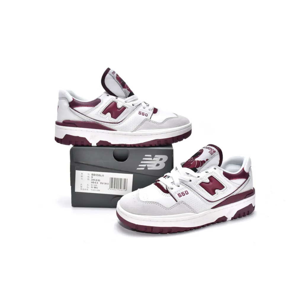 New Balance 550 Burgundy