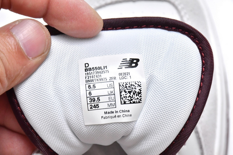 New Balance 550 Burgundy