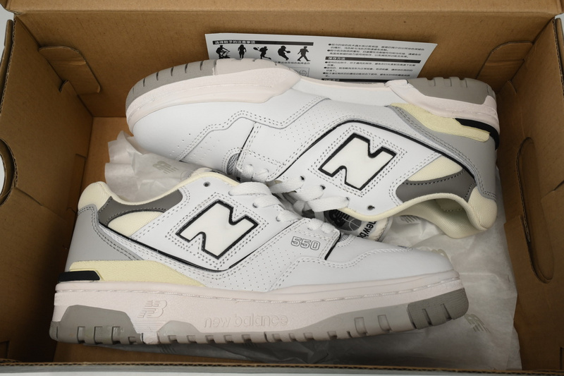New Balance 550 Grey White Yellow