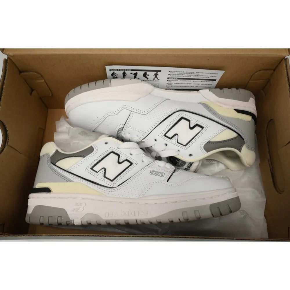 New Balance 550 Grey White Yellow