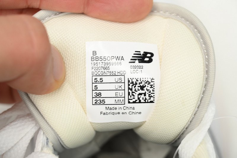 New Balance 550 Grey White Yellow