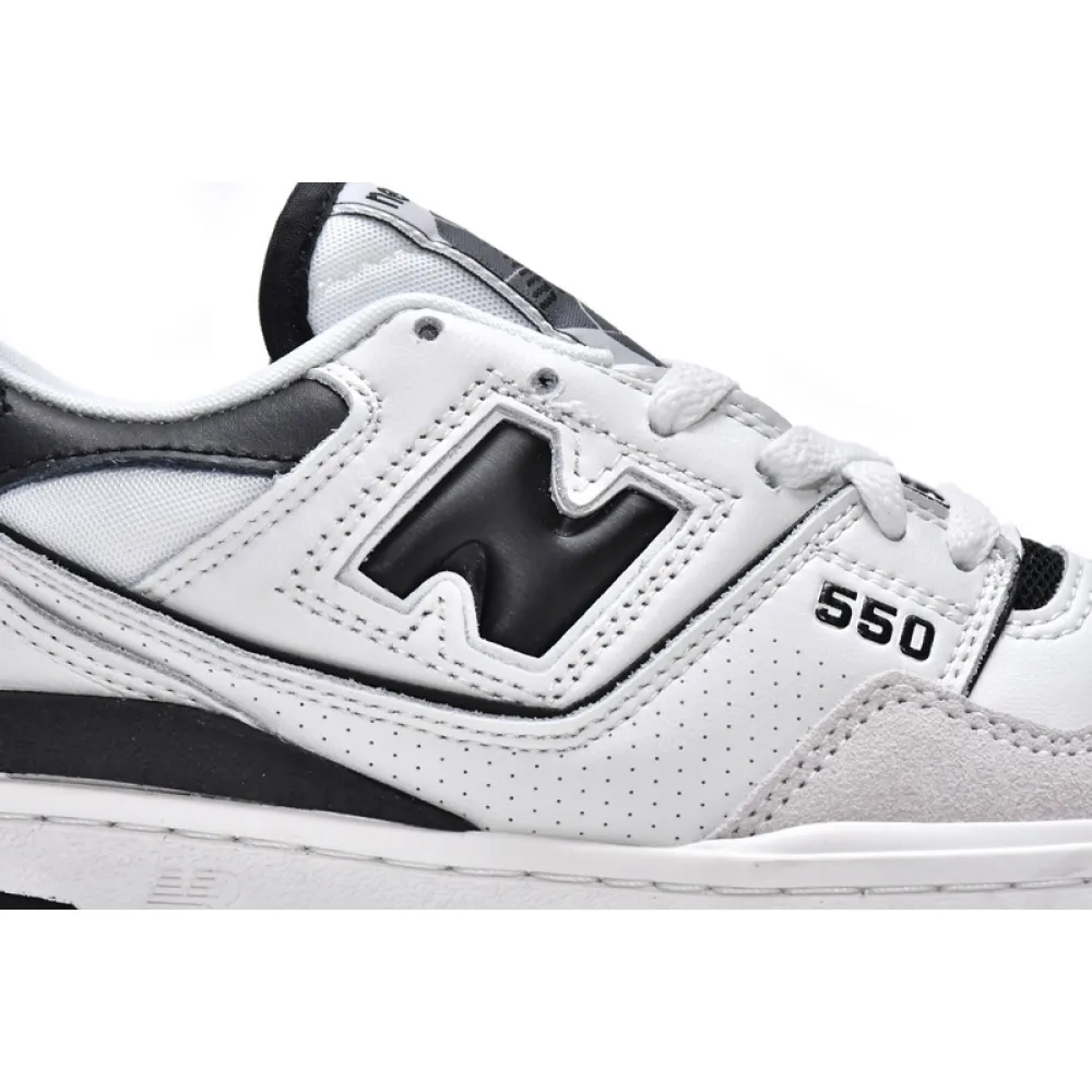 New Balance 550 Sea Salt Black