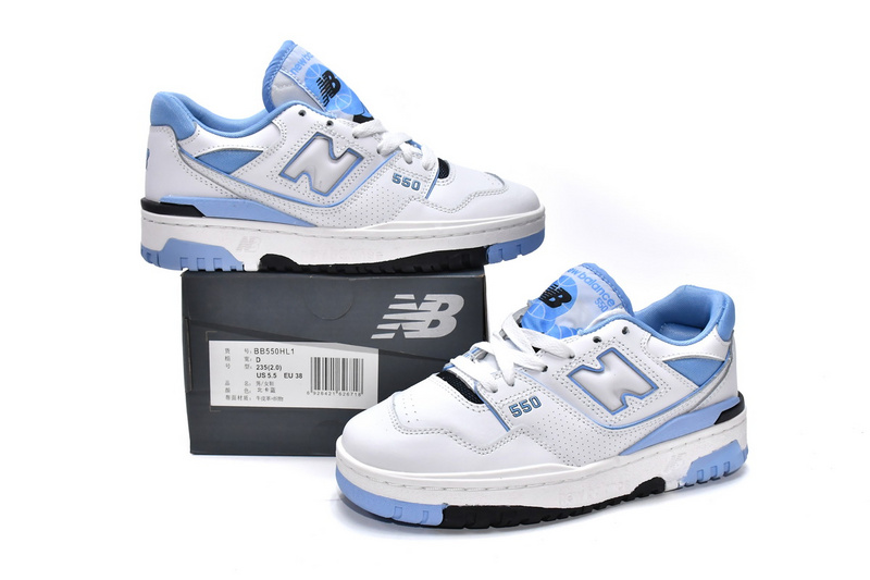 New Balance 550 Team Carolina Blue