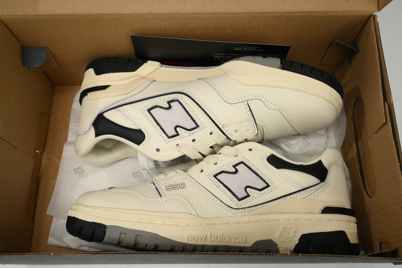 New Balance 550 White and Black