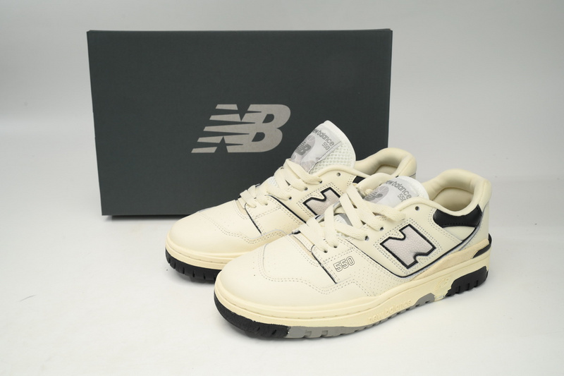 New Balance 550 White and Black