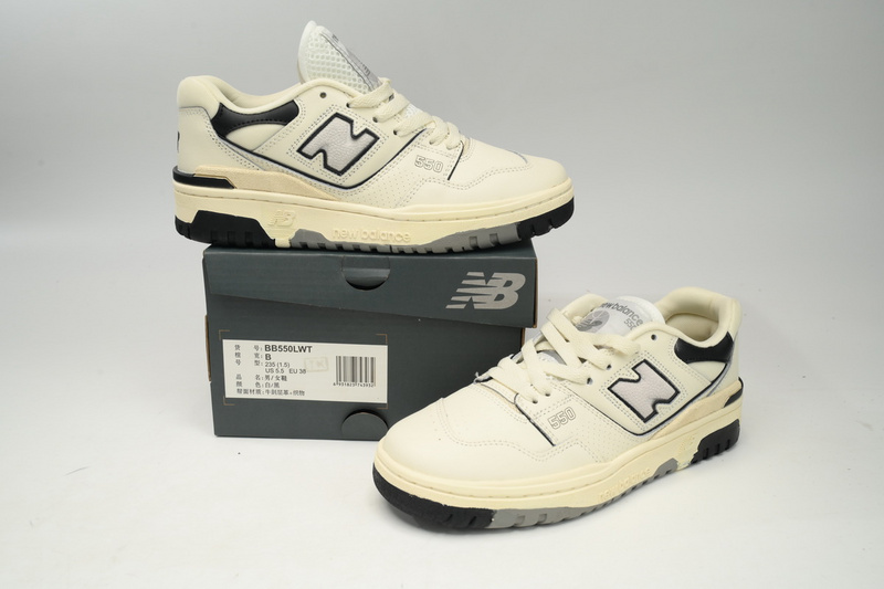 New Balance 550 White and Black