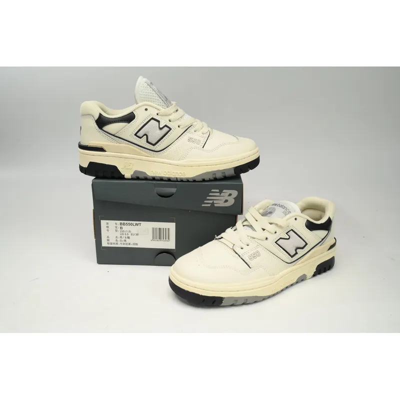 New Balance 550 White and Black