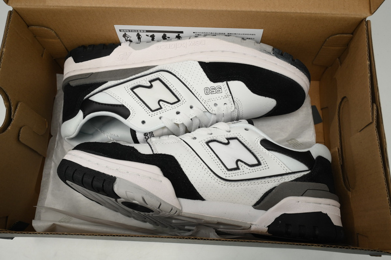 New Balance 550 White Gray Black