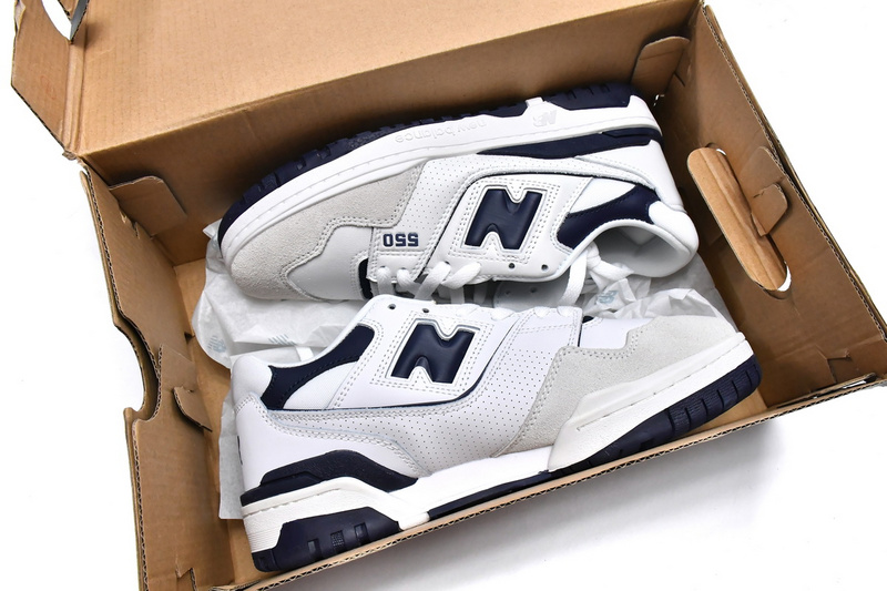 New Balance 550 White Navy