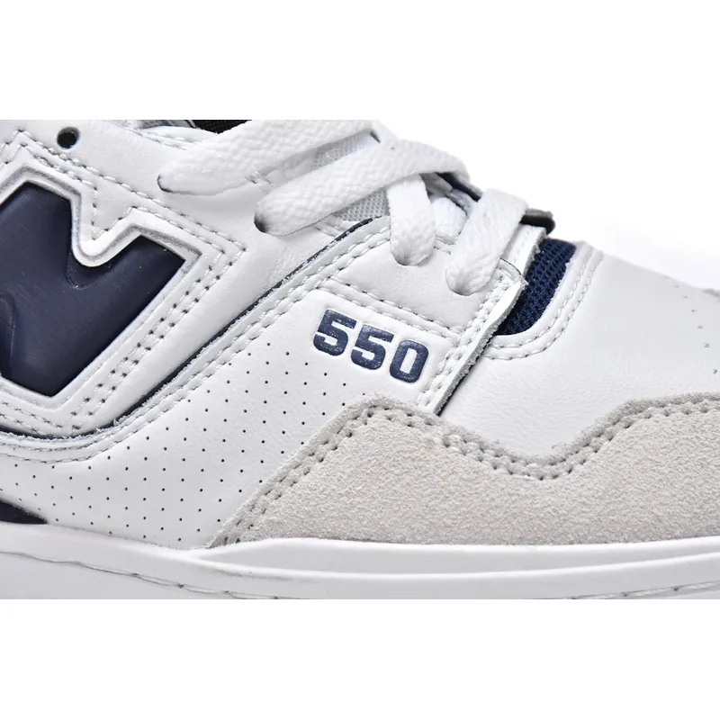 New Balance 550 White Navy