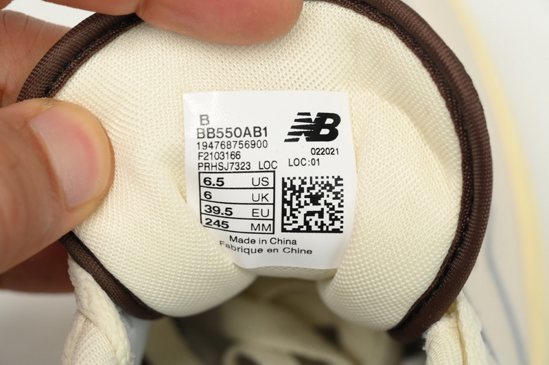 New Balance 550 White Zongzi