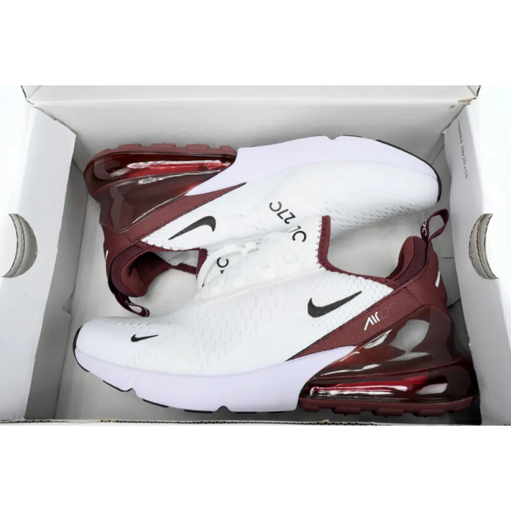 Nike Air Max 270 'White Night Maroon'