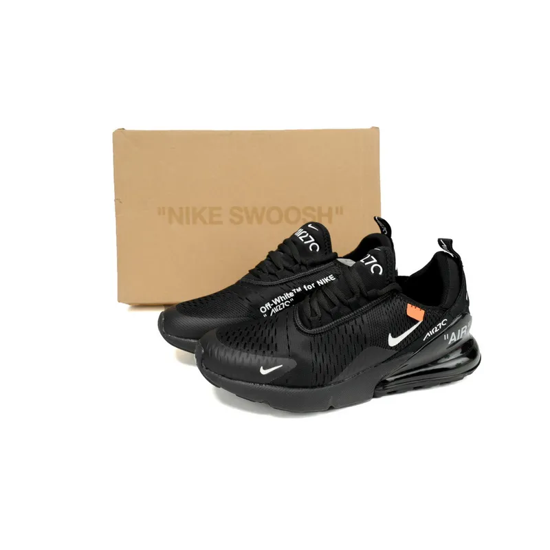 Off White x Nike Air Max 270 "Black'