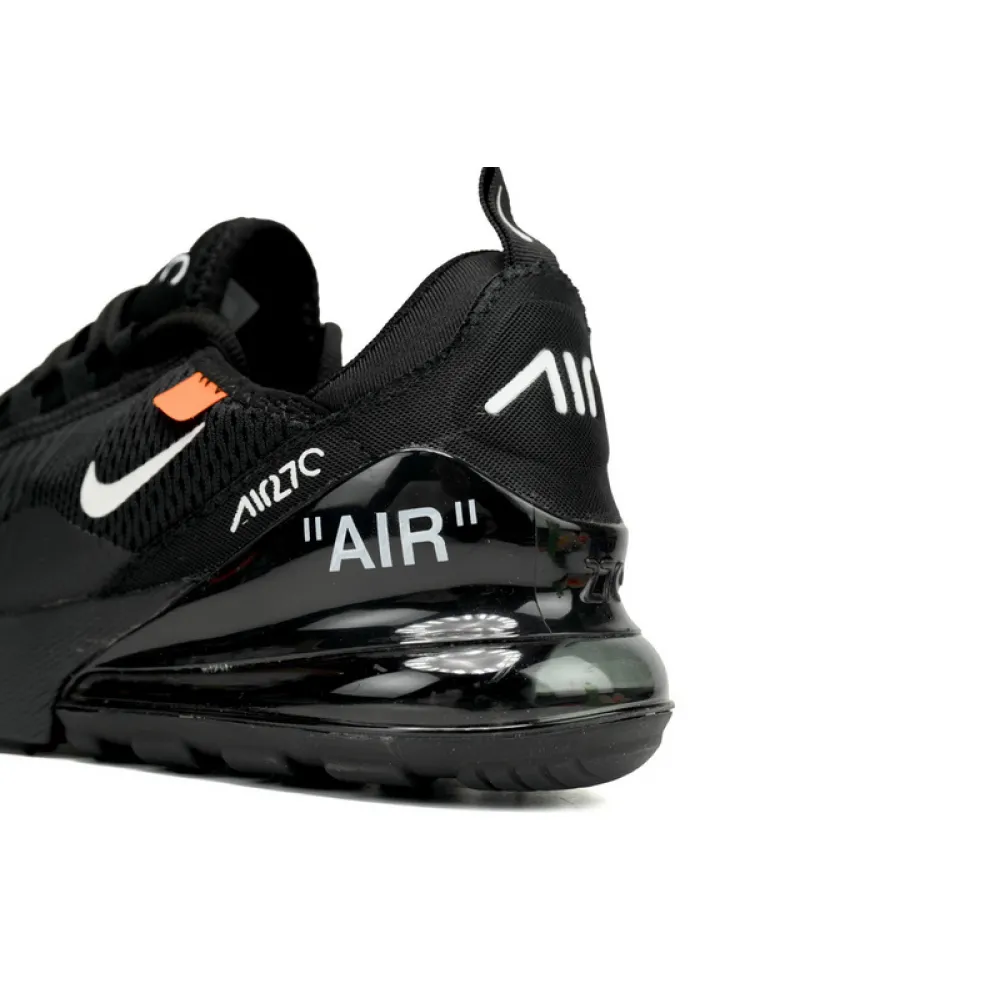 Off White x Nike Air Max 270 "Black'