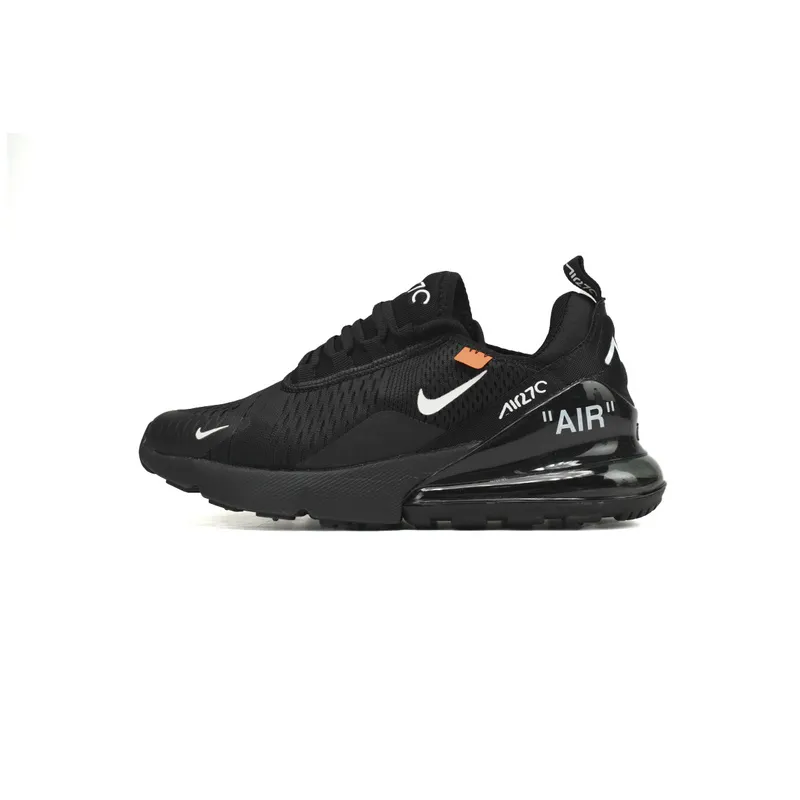 Off White x Nike Air Max 270 "Black'