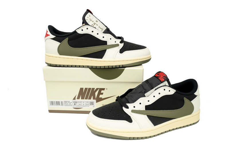 🔥 Travis Scott x Air Jordan 1 Low OG Olive