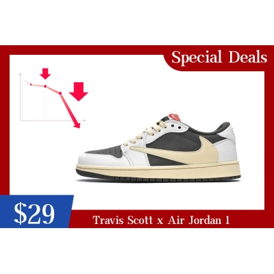 🔥 Travis Scott x Air Jordan 1 Low OG Reverse Mocha”