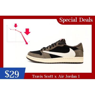 🔥 Travis Scott x Air Jordan 1 Low OG SP-T