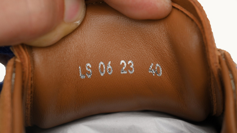 Denim Tears' B33 Sneakers Release Brown Blue